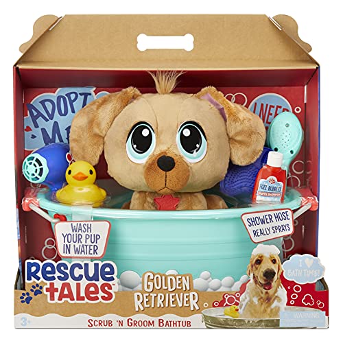 Little Tikes Rescue Tales Scrub 'n Groom Bathtub Playset w/Golden