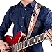 Mugig Guitar Strap, Shoulder Strap for Guitar, Octopus Pattern, 36.6-61