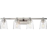 Maxim Lighting 21384CLSN Cubos - 4 Light Bath Vanity-8 Inch Tall and 30.75 Inch Wide