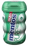 Mentos Gum Big Bottle Curvy, Pure Fresh Spearmint, 50 Pieces