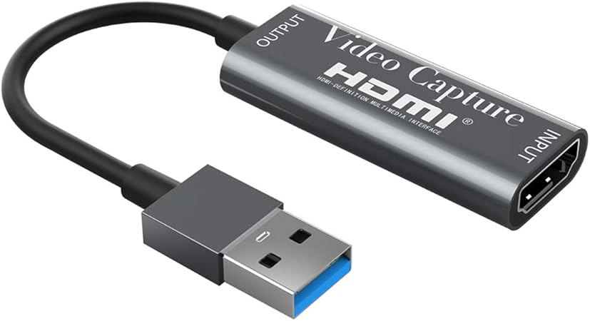 Amazon Com Kdr Video Capture Cards 4k Hdmi Video Capture Card Usb 3 0 Hd 1080p Capture Adapter Directly To Computer For Gaming Streaming Teaching Video Conference Live Broadcasting Silver Computers Accessories