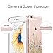 Unov Case Compaitble with iPhone 6s iPhone 6 Case Clear with Design Embossed Pattern Soft TPU Bumper Shock Absorption Slim Protective 4.7 inch (Flower Bouquet)