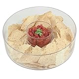 Artland ART82016A 2 Piece Simplicity Chip N Dip Bowl, 11-Oz, Multicolored