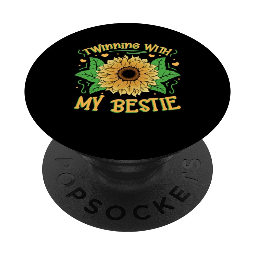Friendship Matching Twin Twinning With My Bestie PopSockets Swappable PopGrip