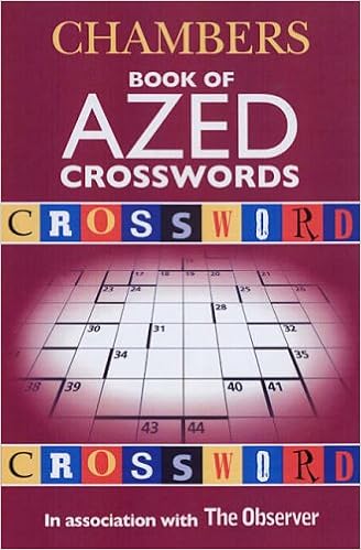 Chambers Book Of Azed Crosswords Amazon Co Uk Ed Chambers 9780550101921 Books