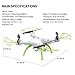DoDoeleph Syma X5HW-I Wifi FPV Drone with HD Camera Live Video Altitude Hold Function 2.4Ghz 4CH RC Quadcopter