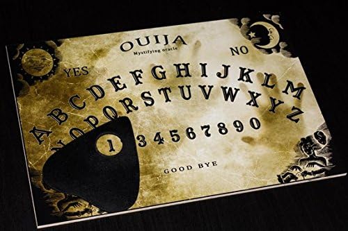 Wooden Black Ouija Board game & Planchette with detailed Instruction Ship from UK