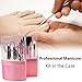 ETTG All-in-One Manicure Pedicure and Nail-clippers Kit Makeup Set with Apple-shaped Pack(15 pcs)