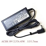 SANISI 19V 2.37A 45W 5.5/1.7mm Big Pin AC Adapter for ACER Aspire E5-422 E5-473 E5-473T E5-522 E5-532 E5-532T E5-573 E5-573T E5-721 E5-731 E5-771 E5-772 ES1-311 ES1-411 ES1-420 ES1-421