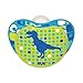 NUK DESIGN SHIELD (Small Talk) ORTHODONTIC PACIFIER, 6-18 MONTHS, SILICONE, BOY (62441)