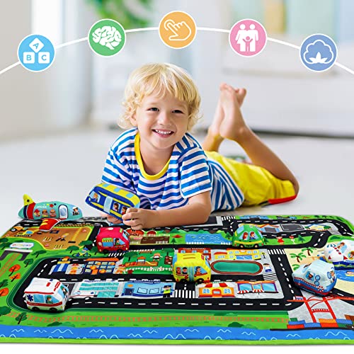 Dr.Rapeti Soft Toy Car Set for Babies Infants Toddlers Kids 1 Oversize