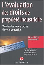 L' évaluation des droits de propriété industrielle