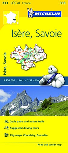 Michelin FRANCE: Isère, Savoie Map 333 (Maps/Local (Michelin))