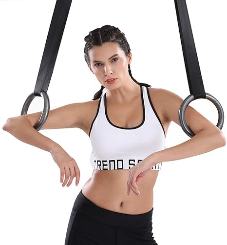DOBEN Anillas Gimnasia Crossfit para Gimnasia con 2 Correas ...