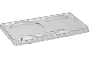 COLE & MASON Cole and Mason Salt and Pepper Mill Tray, Acrylic
