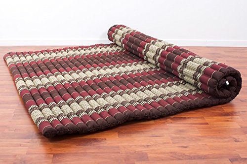 Leewadee Roll Up Thai Mattress Guest Bed Yoga Floor Mat Thai