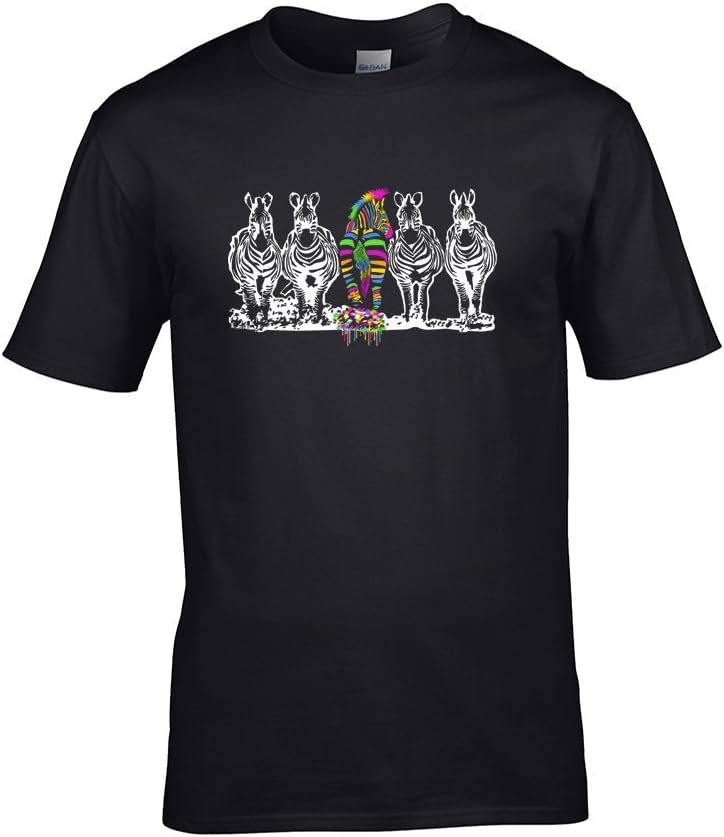 Born to BE Different- Crazy Punk Zebra Youth Boy's T-Shirt