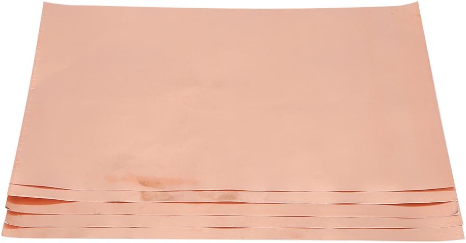 5Pcs Guitar Copper Foil Tape Conductive Adhesive Waterproof Tape, bronze, 30 * 20 cm - Image 3