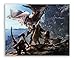 Crystal Monster Hunter World Prints - Rathalos - Anjanath - Nergigante - Set of Four 8x10 Poster Wall Art Photos