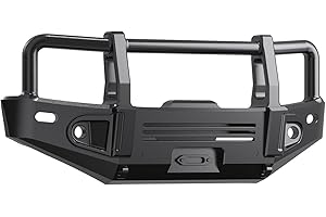 SPEELIK Front Bumper Aluminum for Traxxas 1/18 TRX4M Bronco Upgrade Parts RC Crawler Car