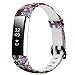 Compatible with Fitbit Alta Bands/Fitbit Alta HR Bands for Women Men, Soft Pattern Printed Floral Band Accessories Replacement for Fitbit Alta HR