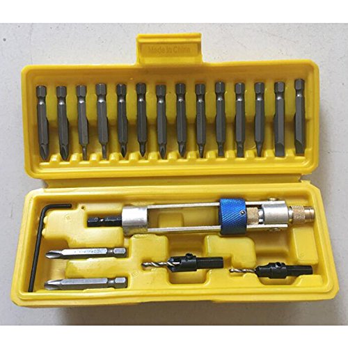 Click Here to See More Images Zehui Screw Alloy Steel Drill Screwdriver Sets Screw Driver Parafusadeira Drill Head with Different Kinds of Bits Yellow Box 20Pcs