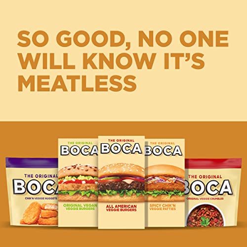 BOCA Spicy Vegan Chik'n Veggie Patties with NonGMO Soy (4 ct Box) Pricepulse