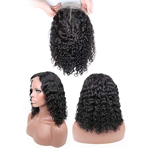 VSHOW-Lace-Front-Wigs-Human-Hair-Short-Curly-Bob-Deep-Wave-150-Density-Human-Hair-Wigs-for-Black-Women-Pre-Plucked-with-Baby-Hair-13x4-Swiss-Lace-Size-Jet-Black-Color-14