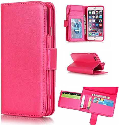 6S Case,6S Wallet Case, Stand Case,Flip Case for iPhone6S, 6S Wallet Case Cover for Apple iPhone 6/6s 4.7inch (Rose)