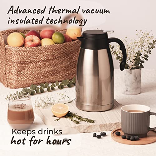 Thermal Coffee Carafe Reviews Pykal 2L Thermal Coffee Carafe