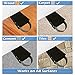 Rubber Door Stopper, Gutyepe 3 Pack Heavy Duty Rubber Door Wedge - Made of Rubber and Stainless Steel - Door Stop That Won't Scratch Floor or Door - Works On All Floor Types and Carpet Heavy Duty Door
