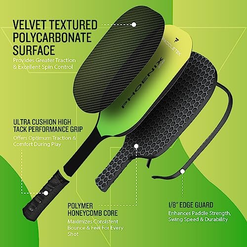 Paddletek Phoenix G6 Pickleball Paddle Professional Pickleball