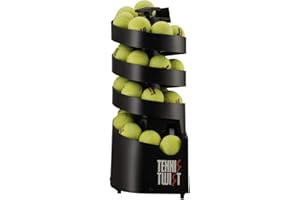 Sports Tutor Tennis Twist Ball Machine - for Beginners - Battery Powered. Adjustable Toss. Made in USA by #1 Tennis Machine Company