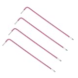 uxcell 2mm Ball End Hex Key Wrench, L Shaped Long