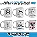 Funny Dungeons and Dragons Mug - Okayest DM Coffee & Teacup - 11oz Ceramic Cup - Great Unique Gift Idea for Fathers, Mother, Siblings, Friends, Him or Her