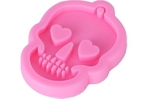Skull Shape Silicone Mold, for Making Chocolates, Candies, Soaps, and More with Ideal Temperature Support Flexible Cake Nan D
