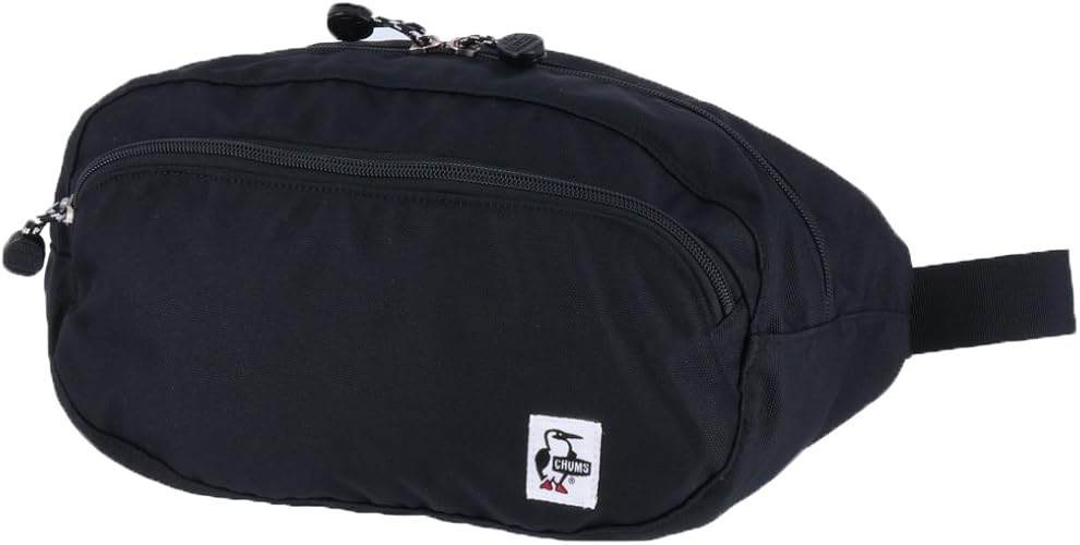Amazon チャムス Chums ウエストバッグ 1 ブラック ウエストバッグ