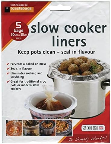 Slow Cooker Liners 30x55cm 5 Pack Scl5pp By Amazon Co Uk Electronics