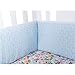 Trend Lab My Little Friends Crib Bumpers, Blue/Pink/Brown/Gray
