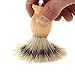 Docooler Bristle Shaving Brush with Wood Handle Men's Shave Brush for Razor Male Facial Cleaning Brush for Beard Yellow