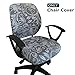 Melaluxe Computer Office Chair Cover - Protective & Stretchable Universal Chair Covers Stretch Rotating Chair Slipcover