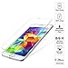 MGIFTSHOP Tempered Glass Screen Protector for Samsung Galaxy S5 Ultra­Thin Bubble­Free (2-Pack)