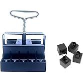 Authentic Ladbrooke 2-Pc Set, Micro 20 with Cubic Inserts, England | Add fine-seed capability to an existing Mini 4 &mdash; nest Micro 20 blocks inside it. No plastic pots, organic seed starting kit.