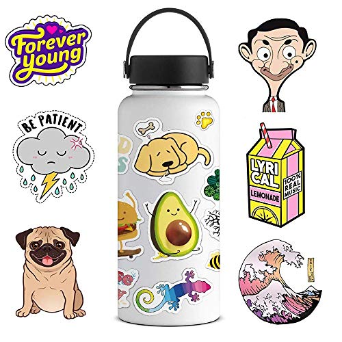 100 Pcs VSCO Stickers Fashion Cute Cool Waterproof Vsco Vinyl Stickers Decals for Hydro Flask, Water Bottle,Travel Durable Vinyl and Office Laptop - Suitable for Kids, Girls, Teens, Women - Thumbnail 3