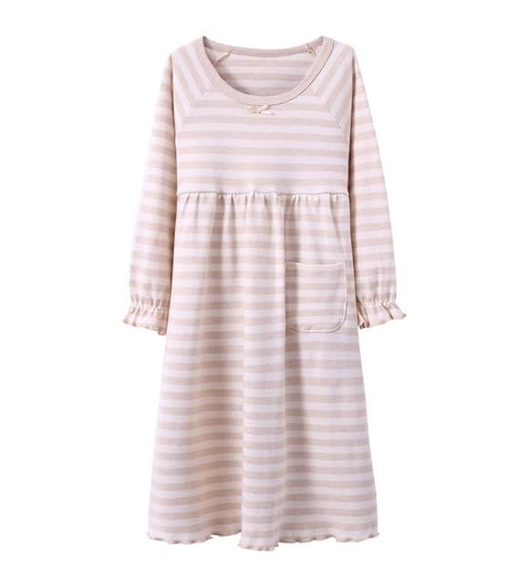 Amazon Fevon ネグリジェ 子供 長袖 春秋 女の子 ルームワンピース