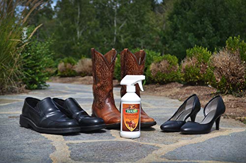 Leather Therapy Equestrian Wash Cleaner Spray for Tack, Boots, Shoes, Jackets and Synthetic Leather 8 Ounce
