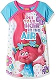 Dreamworks Movie Trolls Put Your Hair Up Nightgown for Little Girls