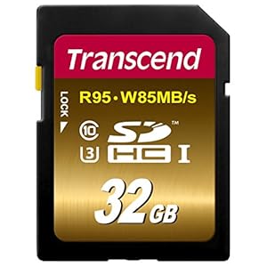 Transcend SDHCカード 32GB UHS-I U3対応 U3Xシリーズ 無期限保証 TS32GSDU3X
