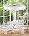 Shabby Elegance Distressed White Rococo Accent Table