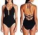 SUMEI Women's Swimwear Retro One Piece Swimsuits Sexy Bikini Cross Back Bathing Suits